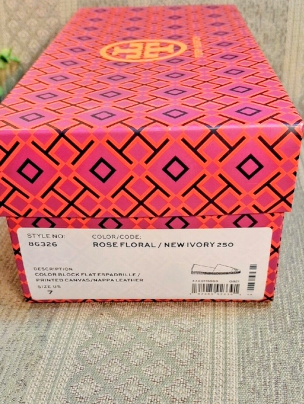 NIB Tory Burch Floral Espadrille Flats #86326 - Picture 12 of 15